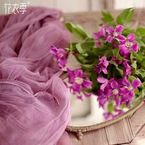 New Korean pleated gauze mesh flower mesh flower Photo Packaging net photography background setting mesh yarn