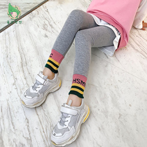 Girls autumn leggings stretch 2021 New Korean girl foreign style pants spring and autumn childrens spring and autumn trousers