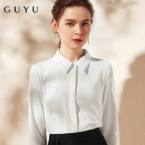 Temperament chiffon white shirt womens long-sleeved autumn 2022 professional shirt bottoming shirt business formal work clothes