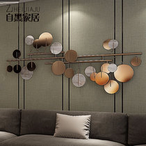 Modern light luxury wall-mounted metal wall decoration living room sofa background wall wall hanging wall restaurant creative decoration iron home