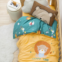 Kindergarten quilt three-piece set of children cotton quilt cover baby nap bedding baby bed into the garden six sets