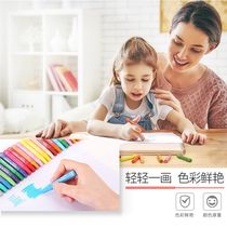 Delei childrens oil painting stick 12 colors 18 colors 24 colors 36 colors Primary School students coloring crayon graffiti color pen