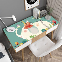 Cartoon desk mat Student pvc tablecloth desk soft glass color printing table mat Thick coffee table cloth Water and oil proof wash-in