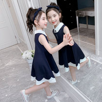 Korean girls summer dress college wind 2022 new girls clothing network red - gas childrens dress