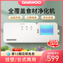 Daewoo fruit and vegetable washing machine purifier Vegetable washing machine Fruit and vegetable guardian food purification machine Household automatic wall-mounted