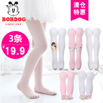 Childrens pantyhose Spring and Autumn girls leggings practice white stockings summer thin dancing socks Dance socks