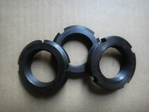 Four-slot garden nut slotted round female locking and cap M26 * 1 5 M28 * 1 5 M32 * 1 5