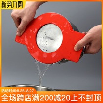  Silicone tempered glass lid pot cover inner package 304 stainless steel lid pot pad Heat insulation pad 16 18 20 24cm