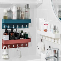 ZT1099 trembles with non-perforated no trace with adhesive hook rack bathroom storage rack bathroom wall