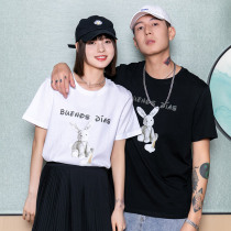 no1dara2021 summer new short sleeve T-shirt mens trend loose versatile clothes Hong Kong style handsome T-shirt