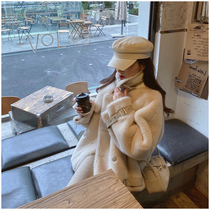 Vanya Otter Rabbit Fur Cover Woman Winter Young Han Edition Fashion Less-collar Fur Costume