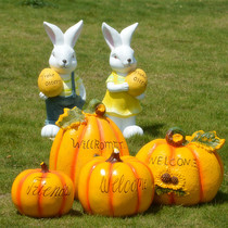 Pumpkin Cartoon Rabbit Model Swing Piece Hotel Nursery School Decoration Crafts Wedding Celebration Creative Handiwork