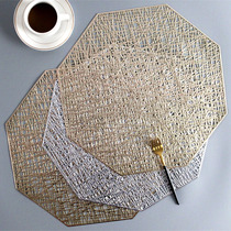Dining Mat American Light Lavish Pan Cushion Heat Insulation Mat Large Folding Round Table Mat High Temperature Resistant Dinner Plate Cushion Table Mat Cup Mat