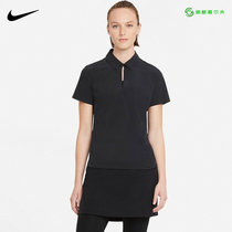 Nike Golf Womens Dress Summer Turncoat T-shirt Short Sleeve Polo Shirt Golf Sports Blouse Girl Speed Dry Breathable 100 lap