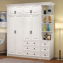 Nordic corner wardrobe bedroom modern minimalist locker wardrobe combination simple home overall wardrobe customization