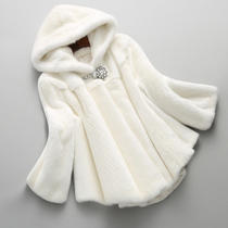 Imported water mink fur coat mink fur coat woman whole mink mink sea Ning Tong 2 Fort Jupegrass with cap and womens winter