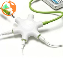 Headset multi-person sharing connector Headset multi-hole splitter Headset splitter one-point multi-adapter conversion