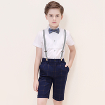 Childrens pants suit boy chorus suit summer flower dress baby baby host boy piano performance suit