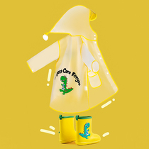 Cute cartoon childrens raincoat rain boots set boys and girls baby rain boots non-slip toddler rain poncho kids water shoes