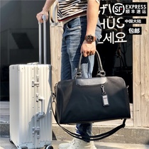 Travel bag female portable Korean short-distance luggage bag mens large capacity travel bag Sports Bag Mens Fitness Bag