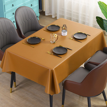 American minimalist table Table cloth Waterproof Oil Home Cafe Hall Rectangular Table Gaibu Mesh Red Light Extravaganza