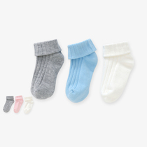 English childrens socks for men and women short socks in big Children baby socks Spring and Autumn 3 pairs of 189A7753
