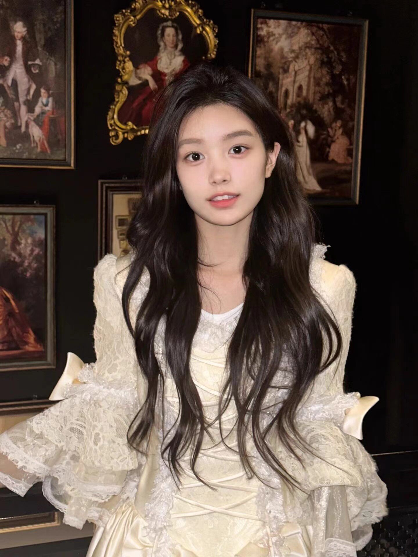 真我整顶全头套假发 大波浪卷发自然蓬松 蕾丝无痕隐形不露边 真发材质可烫染造型