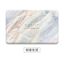 Absorbent foot pad natural diatomaceous earth home Bath door diatom mud bathroom non-slip Mat toilet floor mat 19 models