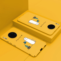 Huawei mate30 mobile phone case mate30pro protective cover all-inclusive anti-drop mate30pro limited edition 5G ultra-thin frosted hard case personality creative Net red cartoon por Tide brand