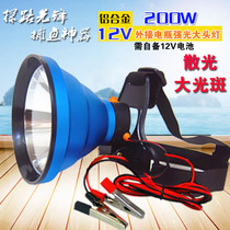 12v external power supply headlamp headlamp accessories for external battery astigmatism flood light yellow light fishing special