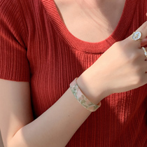 SYT Retro Palace Wind 100 Hitch a Tactile Adolescent Girl Bracelet Botanical Flower New Fresher Field Wind Bracelet