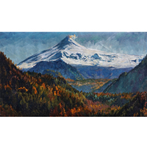 Jiang Wei Snow MountainRealistic oil painting on canvas Living room hanging painting Collection of oil paintings