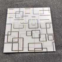 300mm Throw Crystal Tiles Gilded Brick Kitchen Toilet Balcony Anti Slip Floor Tiles Wall Brick Modern Style Puzzle