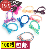 Korean version of the leather band two-color stitching bow Hairband hair jewelry headgear women