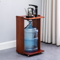 Rosewood simple small tea table small tea table Tea side cabinet rack living room multifunctional kettle integrated small tea car