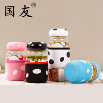 Glass Creative Flower Tea Cup Advertising Gift Cup Custom Logo Factory Mushroom Cup Cup Water Cardwater Cardway Practical