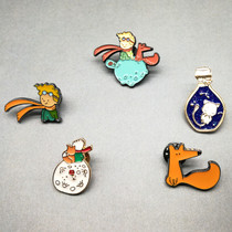 Spot Little Prince Original Brooch New Cartoon Cute Fox Badge Anti-Walk Bigshot Male And Female Couple Accessories