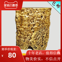 Solid wood pier jujube log stool log stool tree Pier change shoe stool root carving flower stand base coffee table stool table stool