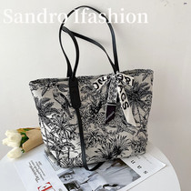 Sandro Ifashion large bag tote bag women large capacity canvas shoulder bag 2021 new handbag