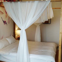 High-end dust and hemp yarn hitchhiking folk Dormitory Bed Mantle Southeast Asia Wind American Four Columns Shelf Bed Mantle Bed Curtain mantle