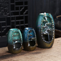Left and right source antique reverse incense burner creative kiln change mountain flowing water sandalwood aromatherapy home furnishings