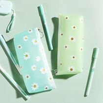 Pen bag Nordic style Gming hipster simple ins small Daisy creative junior high school students exam large capacity stationery