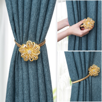 Curtain strap simple modern creative magnet curtain buckle bundle curtain trim non-perforated spring curtain clip