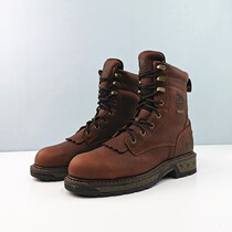 American Eagle high top outdoor warm cowhide work boots Goodyear waterproof mens boots 42 5 44