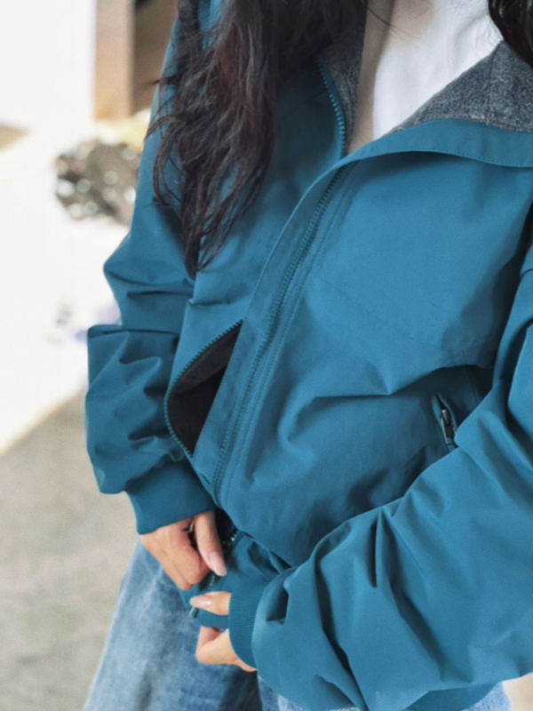 P*Ta Autumn Style Ludsinxi La Vintage Style Stand-Up Collar Flight Fleece Jacket for Men and Women P*Ta Autumn Style Ludsinxi La Vintage Style Stand-Up Collar Flight Fleece Jacket for Men and Women