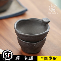 Moshou simple Japanese ceramic tea leak Group tea filter filter filter kung fu tea set funnel tea compartment