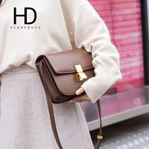  HEANEDUCK French niche retro bag womens new mini square bag texture fashion oblique cross bag all-match