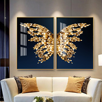 Living room decoration painting modern simple light luxury atmosphere sofa background wall hanging painting bedroom restaurant butterfly mural