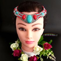  Mongolian Tibetan headdress Handicrafts Retro ethnic wind hair accessories Nepali style accessories One piece