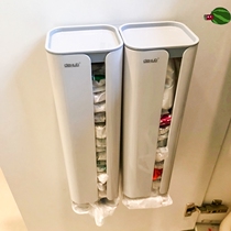 Garbage bag storage artifact large capacity box wall-mounted kitchen bag convenient bag extraction box plastic bag collection